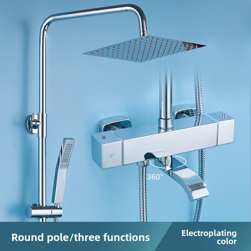 Home In Bathroom - Ensemble de douche thermostatique en acier