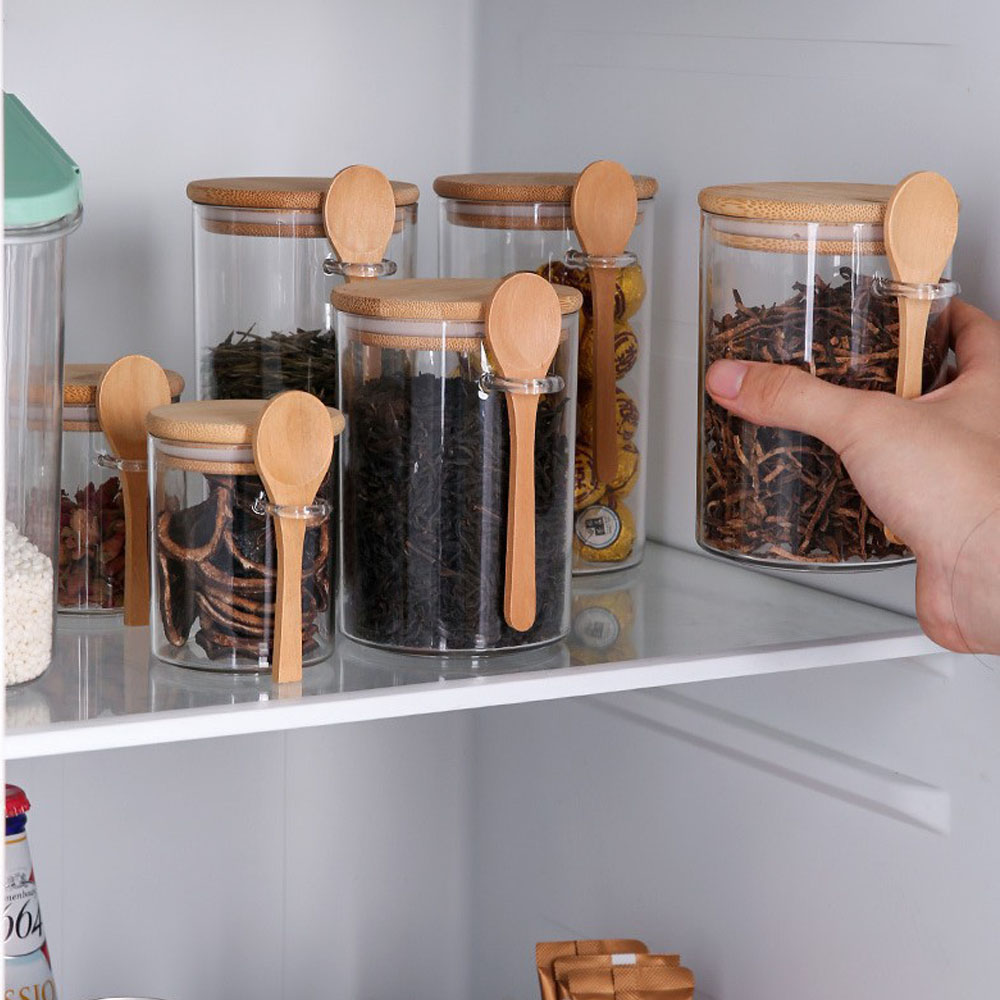 Bath Salts Jar - Contenants en plastique hermétiques pour aliments,