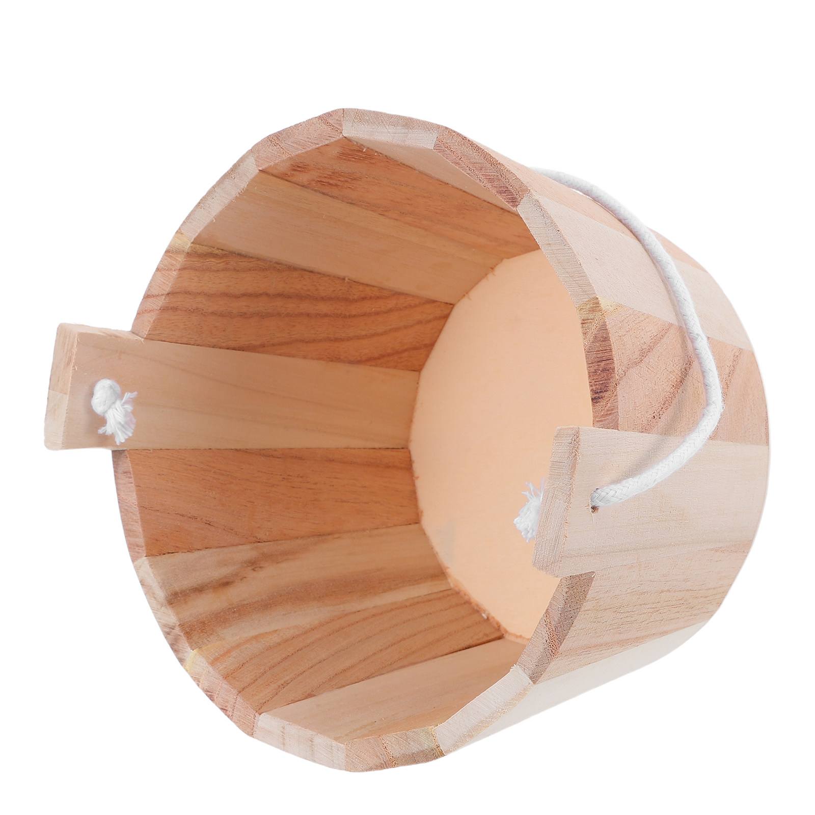 Home Bathroom Accessories - Seau de sauna en bois naturel