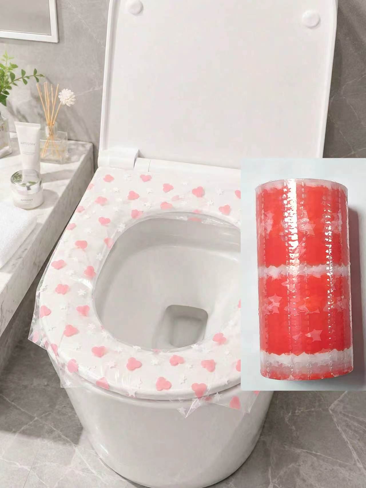 Home Bathroom Accessories - 133 pièces/rouleau de housses de siège
