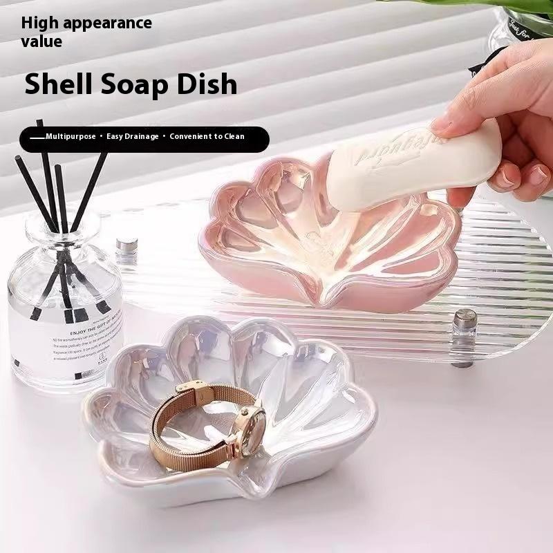 Home Bathroom Accessories - 1/2 pièces Porte-savon en forme de