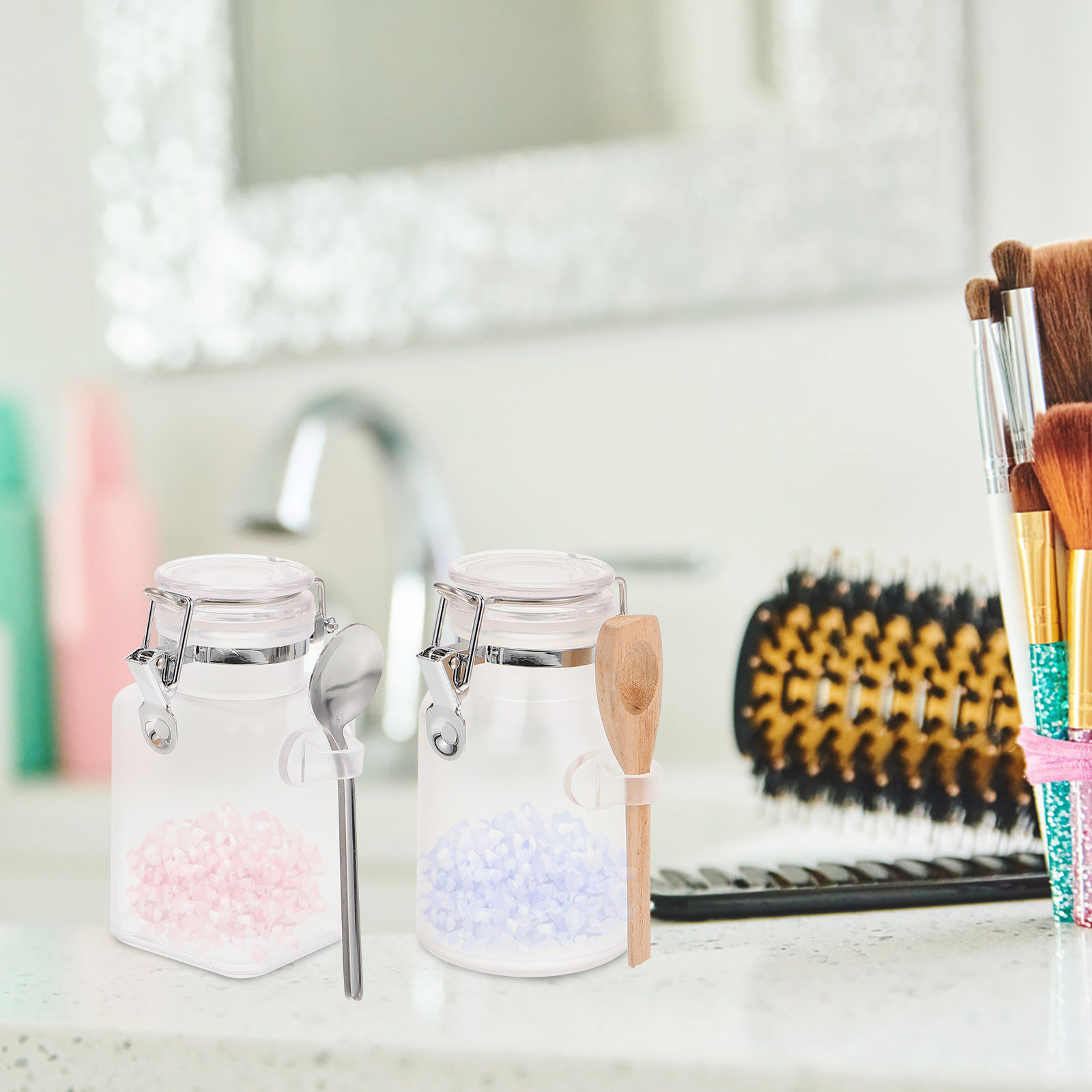 Bath Salts Jar - 2 ensembles de pots de stockage