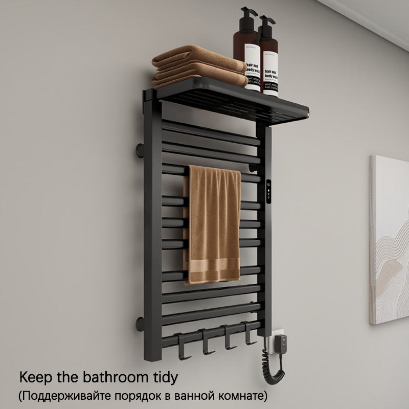 Porte-serviettes chauffant éle - Home Bathroom Shelf avis et prix