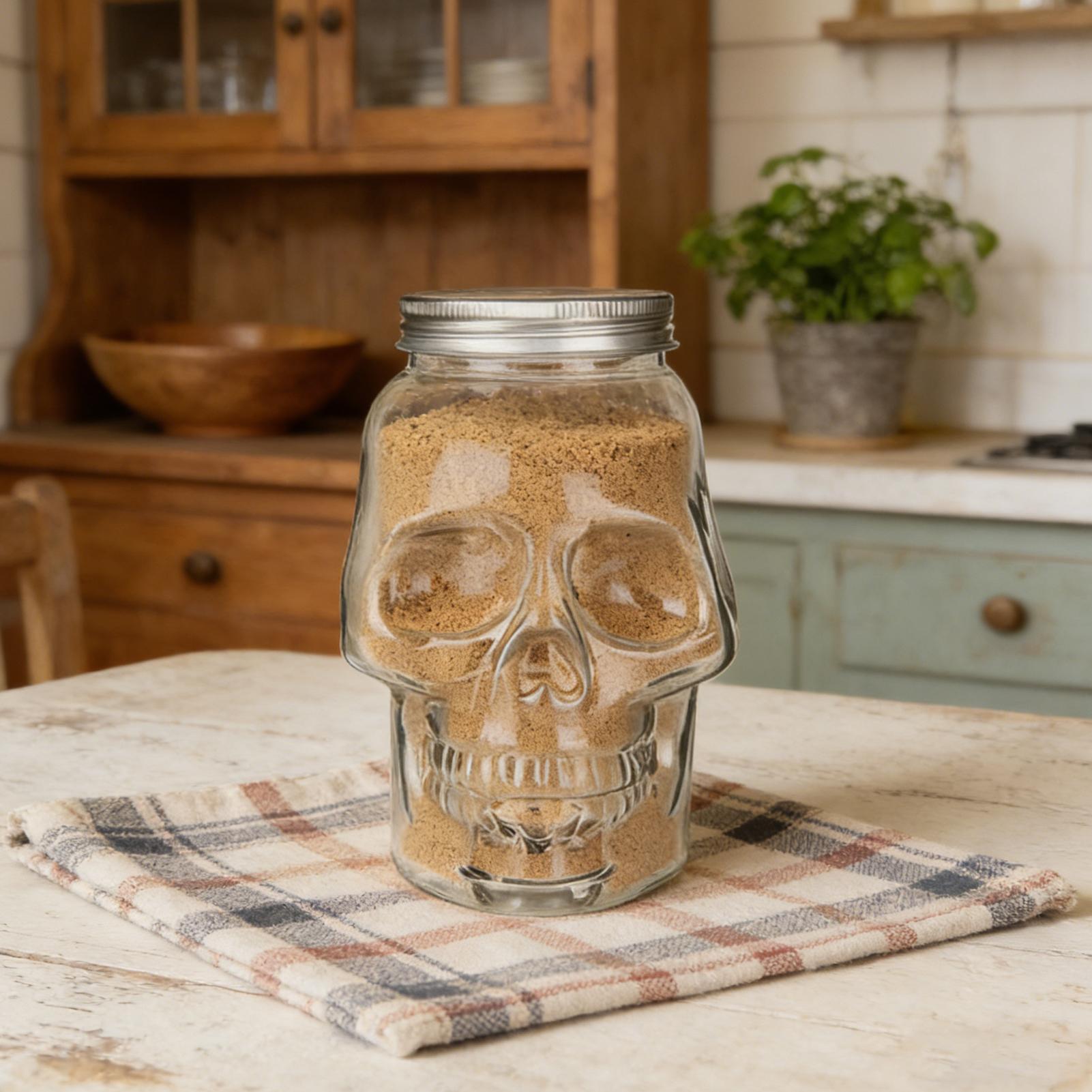 Bocaux Crâne Uniques Réutilisa - Bath Salts Jar avis et prix