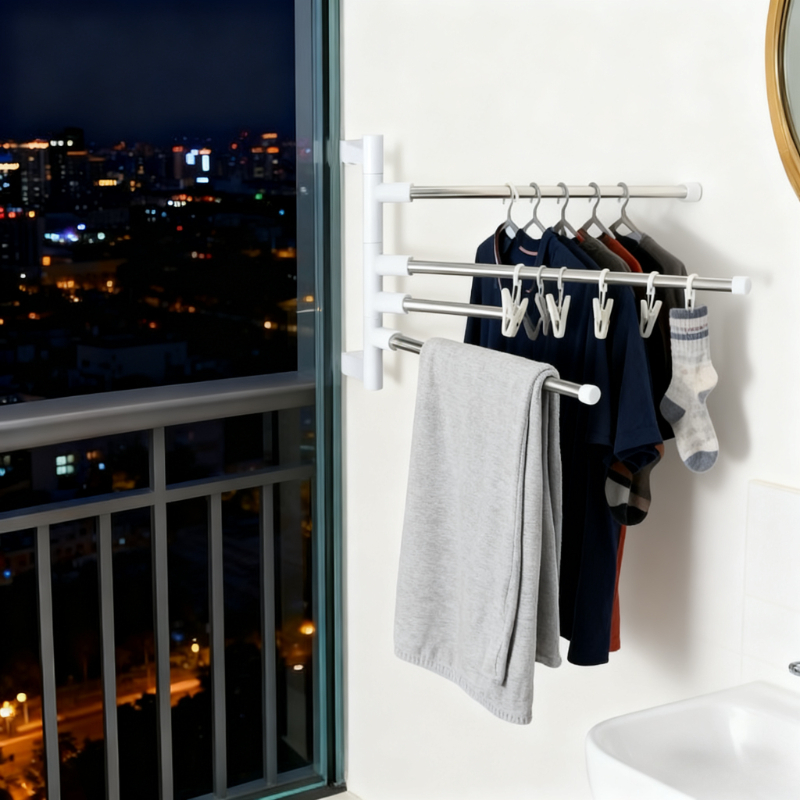 Porte-serviettes flottant mini - Home Essentials Bathroom Rack avis et prix