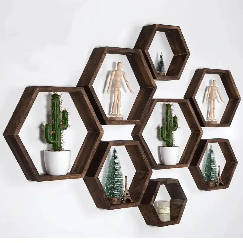 Étagères murales hexagonales f - Home Bathroom Shelf avis et prix