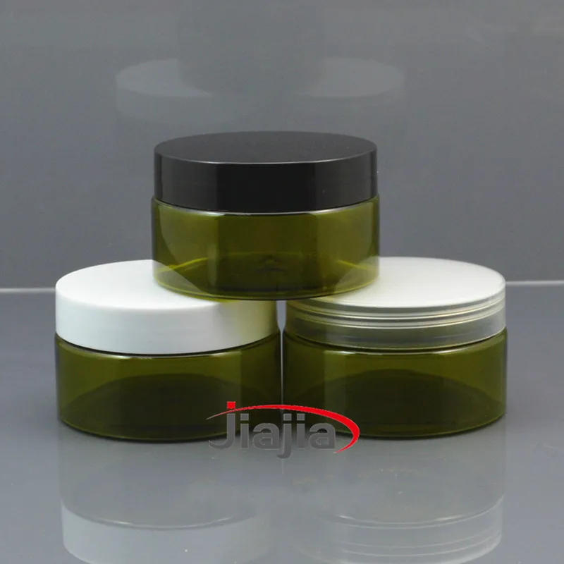 Pot vert en plastique avec bou - Bath Salts Jar avis et prix
