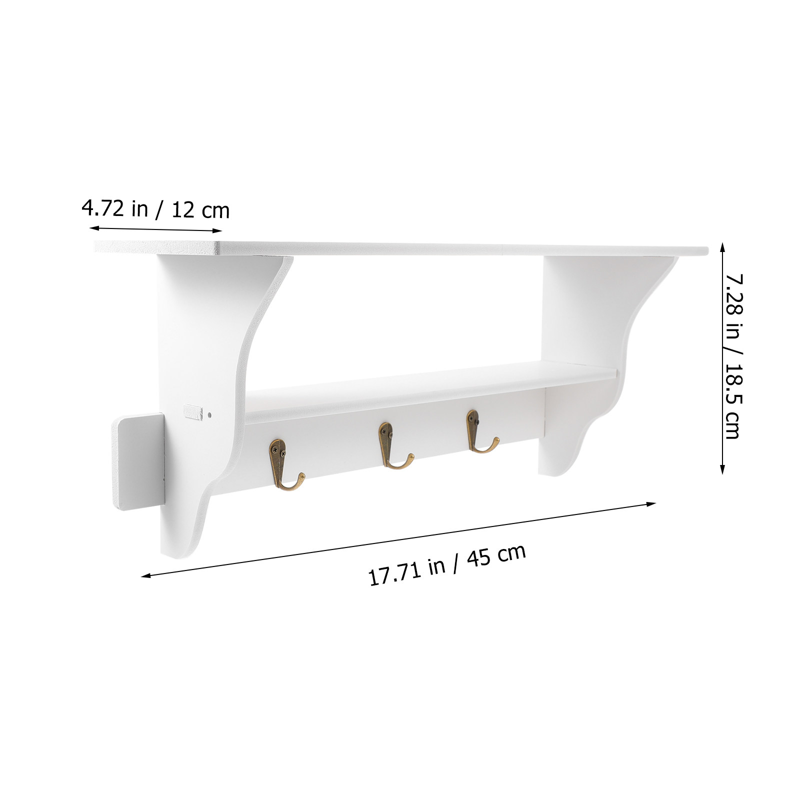 Étagère murale flottante blanc - Home Bathroom Shelf avis et prix