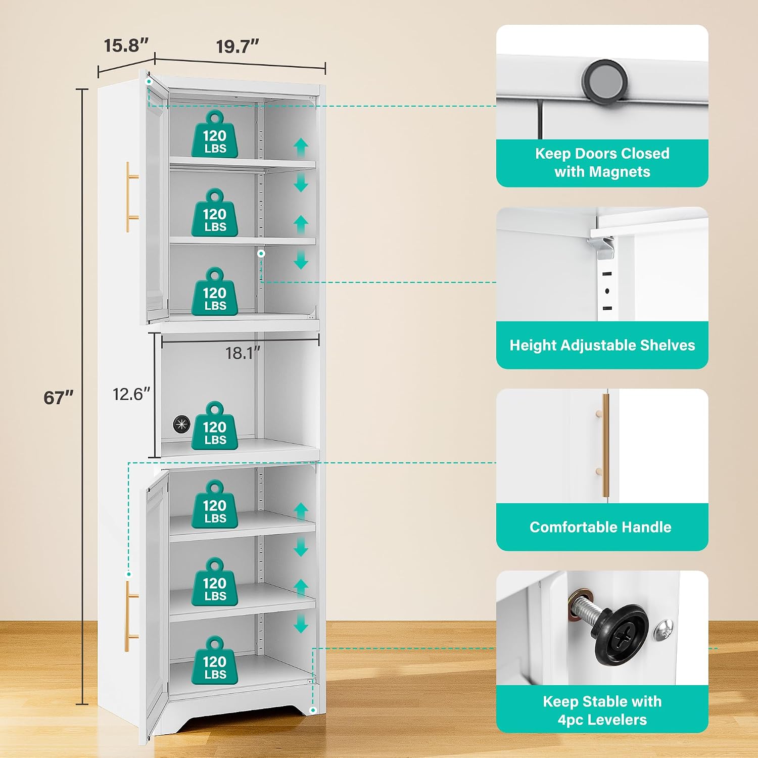 Armoire de rangement étroite d - Home Bathroom Shelf avis et prix