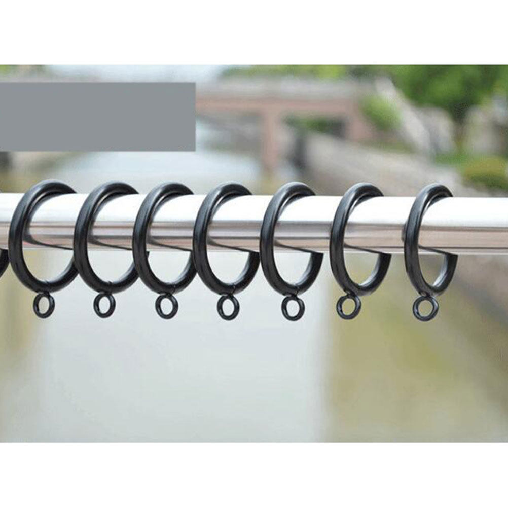 24 anneaux de rideau blancs de - Home Bathroom Accessories avis et prix