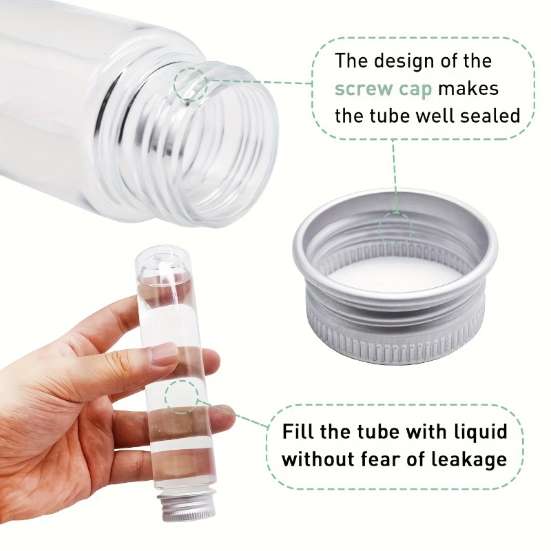 Tubes transparents en plastiqu - Bath Salts Jar avis et prix